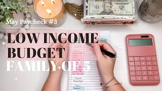 May Paycheck #3 ☀ | Low Income | Budget With Me | Family of 5 | Zero Based Budget | BudgetFor5