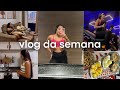 vlog da semana, treino, organizando apê, receita de sobrecoxa desfiada