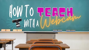 🔴Live - Video Presence for Educators: How to Teach with a Webcam