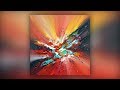 Colorful Abstract Painting / Acrylic Paint / Palette Knife Technique / Demo #025