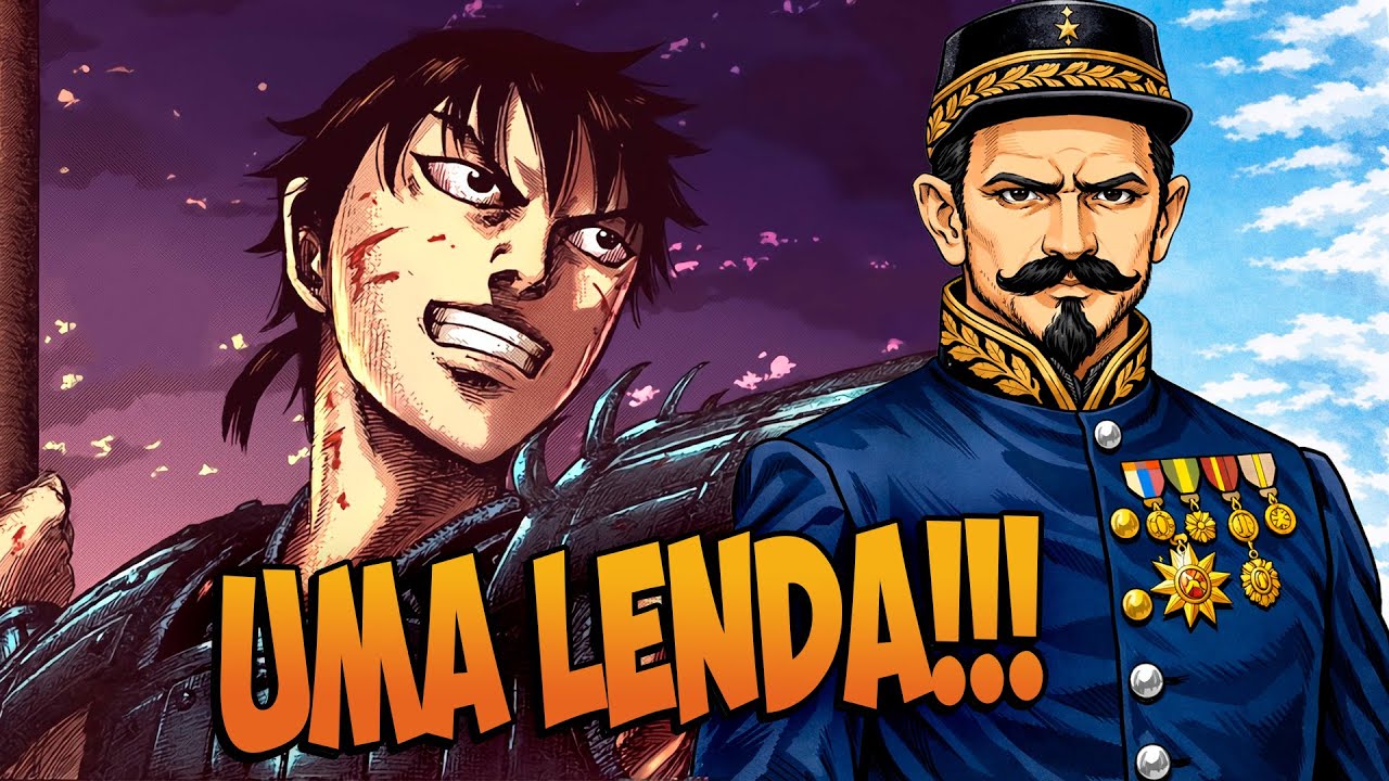 Análise compara general brasileiro com figura icônica do mangá kingdom, gerando debate na comunidade geek