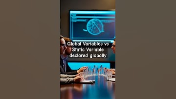 Difference between Global Variables and Static Variable declared globally in embedded c #embedded