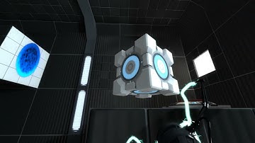 Portal 2 Moonbase Luna-C 01: Intro to Lunar Gravity by Catsy Gameplay