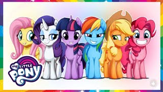 Mewarnai Kuda Poni My Little Pony Mane 6 Coloring Book Pages Compilation