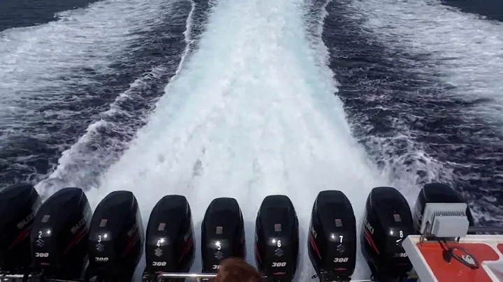 9x300HP Amazing view speed boat Gili Islands Bali Volcano