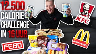 12,500 CALORIE CHALLENGE IN 16 UUR!