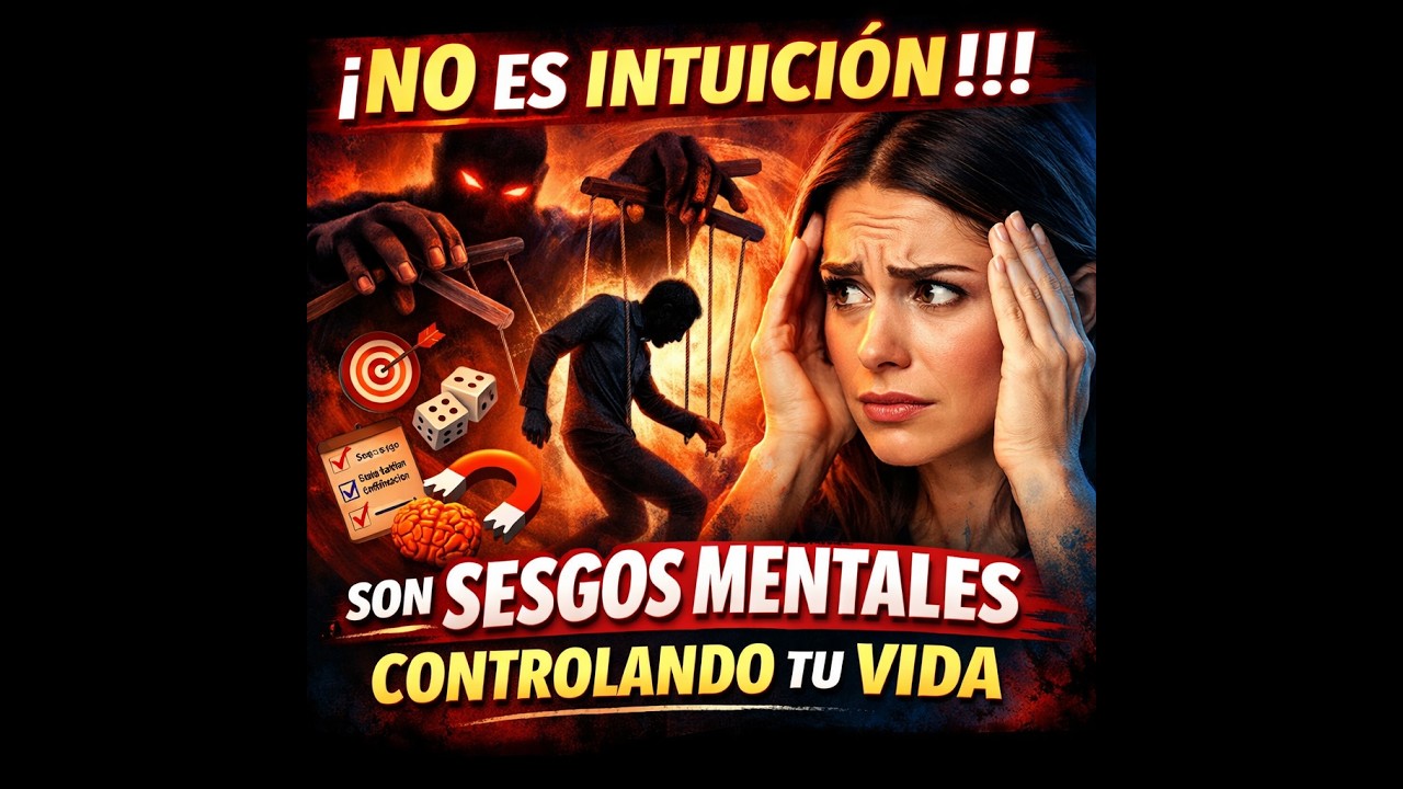No es intuición !!!son sesgos mentales controlando tu vida