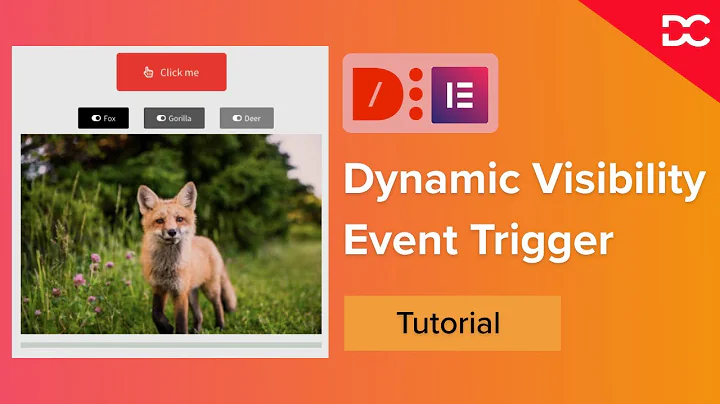 Dynamic Visibility Event Trigger : Dynamic Content for Elementor Tutorial