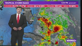 Tracking Tropical Storm Isaias (8\/1\/20 5 p.m. update)