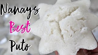 PUTO BIGAS | STEAMED RICE PUTO | HOW TO MAKE PUTO TAGALOG