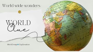 "Unlocking Earth's Marvels: A Journey Across Continents, Oceans and Time Zones | World Map Wonders "