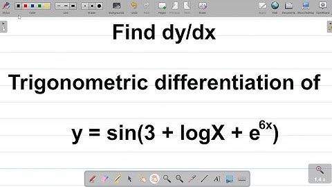 Differentiation of Trigonometric Functions: How To Differentiate Trigonometric Functions. #calculus