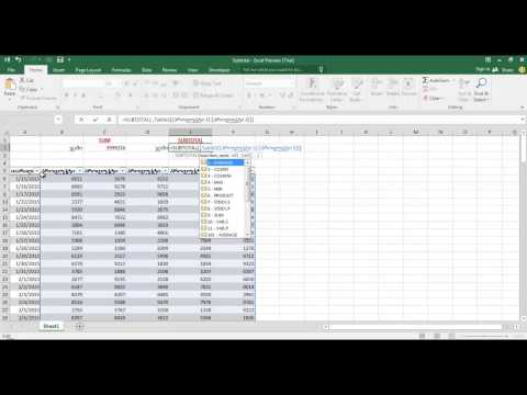 Basic Excel Part9 _ რა უნდა ვიცოდეთ ფუნქცია SUBTOTAL თან მუშაობისას