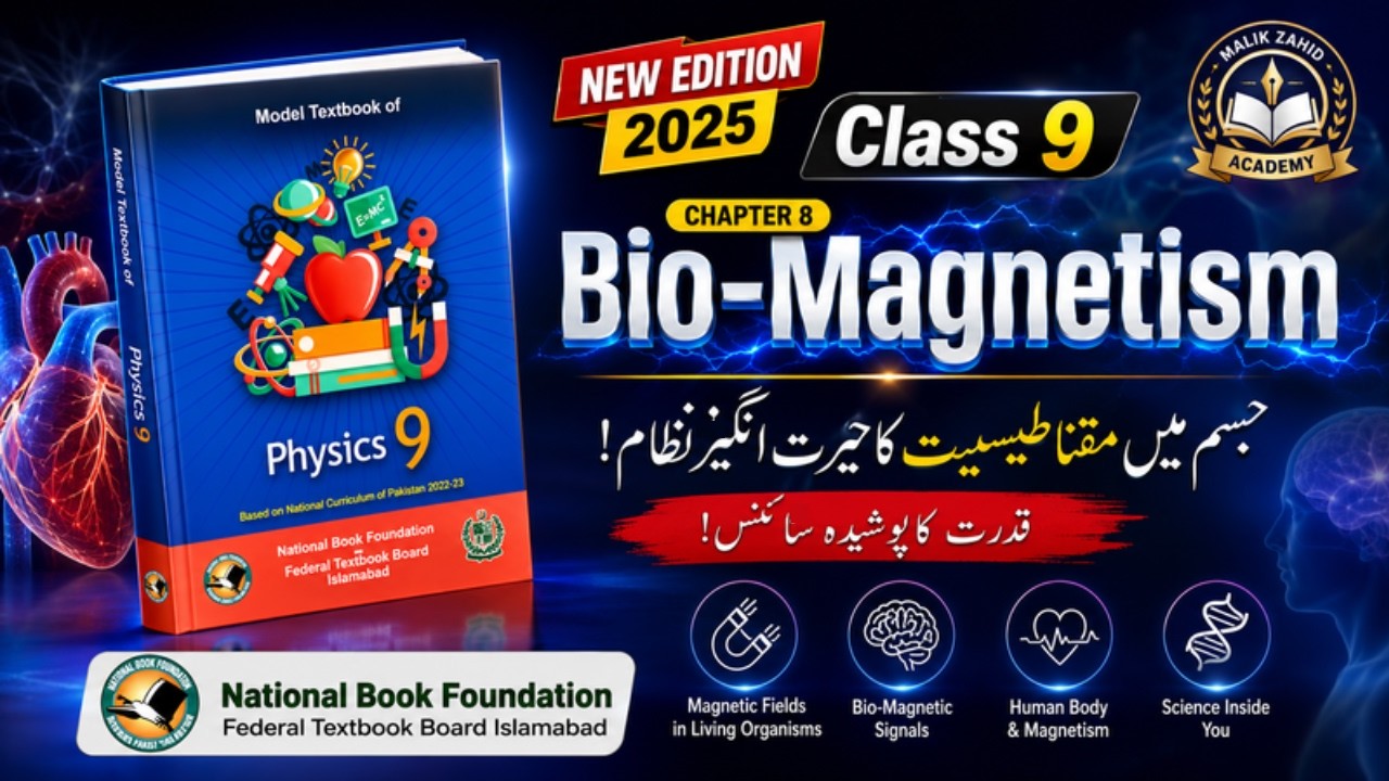 Bio-Magnetism Physics Class 9 | Chapter 8 Magnetism | NBF New Book 2025 ...