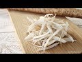 ゴボウのささがきの方法(How to sasagaki cut burdock)