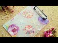 クリスタルレジン薔薇のバインダー✨DIY Handmade wire art file using epoxy resin