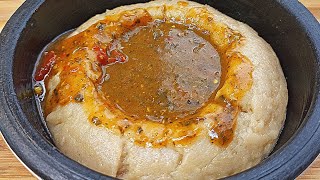 اطيب والذ وجبة غداء العصيدة اليمنية بالمرق الحامض😋 Yemeni food