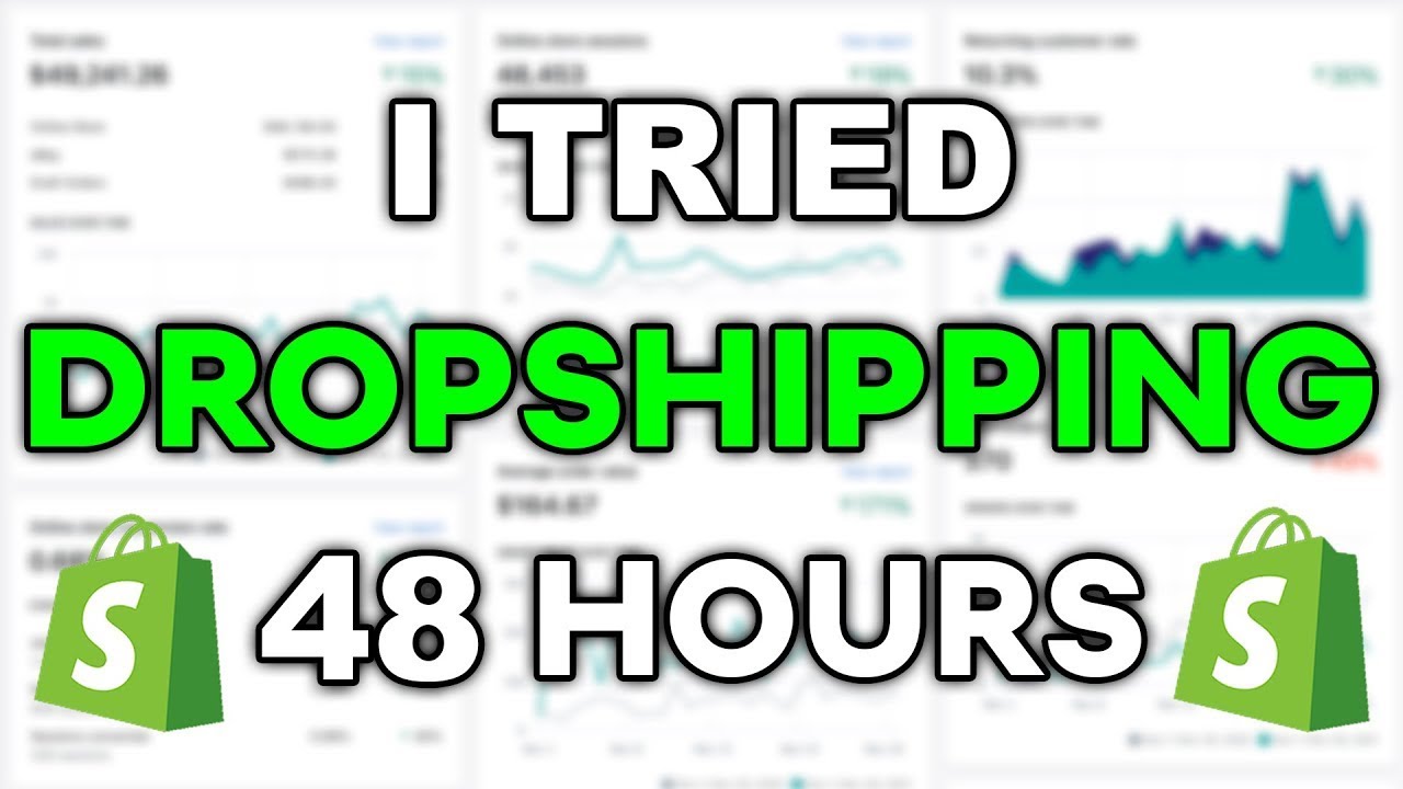 I Tried Dropshipping For 48 Hours