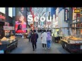 [4K] Korea Walk, Seoul - Myeongdong Shopping and Street Food District