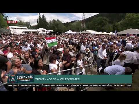 Tusványos 35: Orbán Viktor előadása - élő közvetítés - HírTV