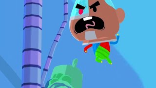 FIG FLIPPER with NATURES WRATH VS the CPU(Teeny Titans 2)