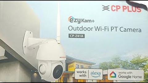 EZYKAM CP-Z41A PT CAMERA CONFIGURATION and SETUP