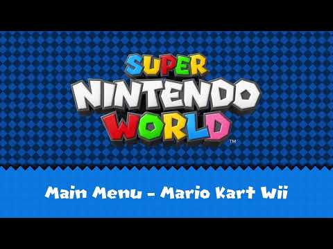 Source OstSuper Nintendo World: Main Menu Theme - Mario Kart Wii