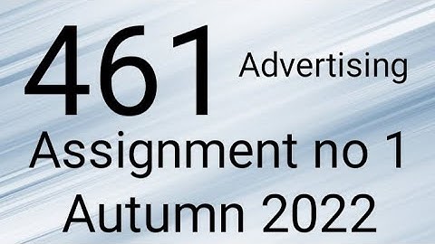 AIOU Code 461 Solved Assignment No.1 Autumn 2022 #aiou #aiousolveassignments