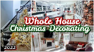 New Whole House Christmas Decorating ! Christmas House Transformation Clean \& Decorate With Me 2022!