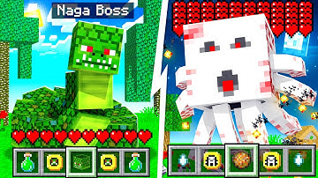 Morphing into CUSTOM BOSSES in MINECRAFT!