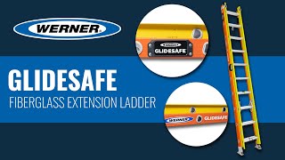 Werner GLIDESAFE Fiberglass Extension Ladder Overview with Rep