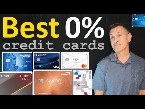 BEST 0% APR Credit Cards 2024 💳 Zero Interest for Large Purchases or Paying Off Debt, etc.