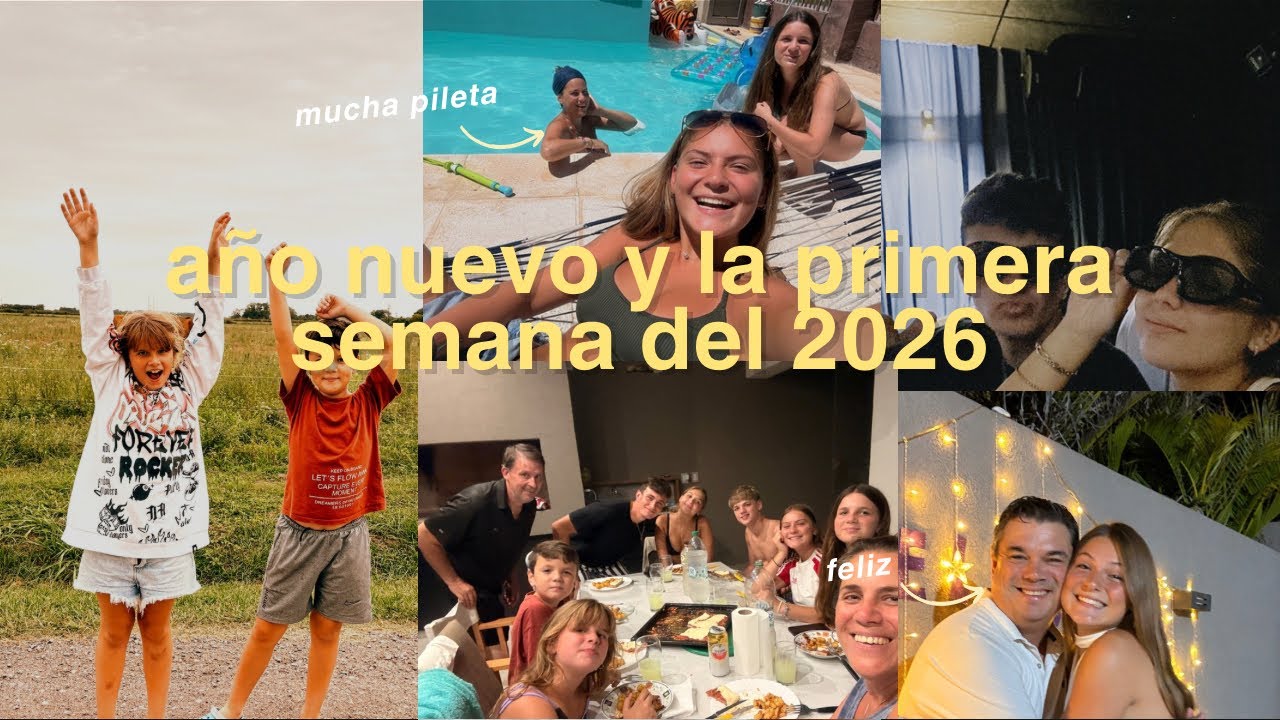 año nuevo✨ y la primera semana del 2026: