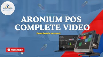 Aronium pos download + account creation complete video