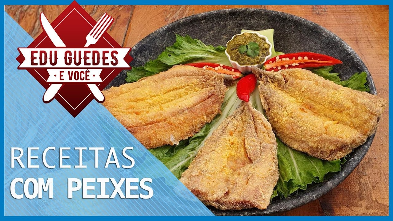 Edu Guedes ensina como preparar receitas com peixes