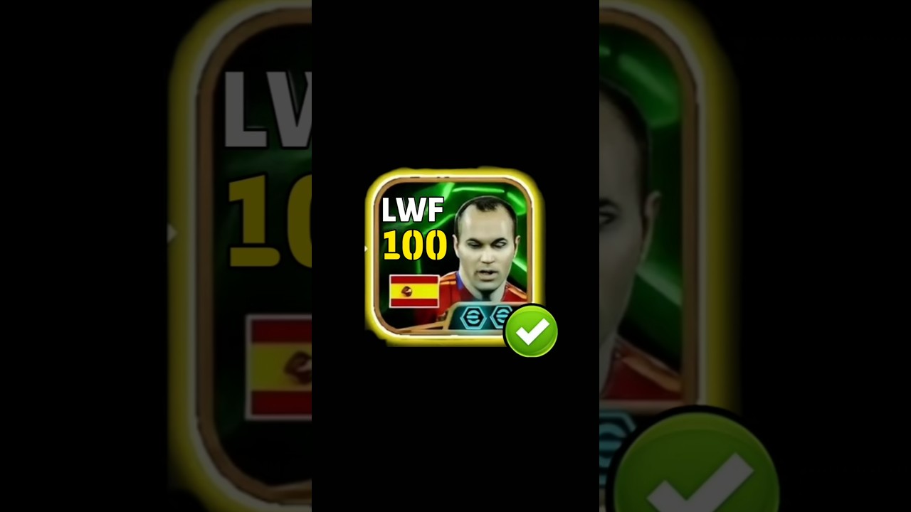 100 rated Andres Iniesta training efootball 2025.