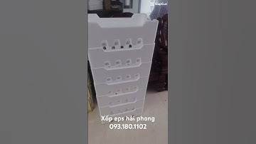 Xốp eps cắt cnc cực chính xác #xop #xopeps