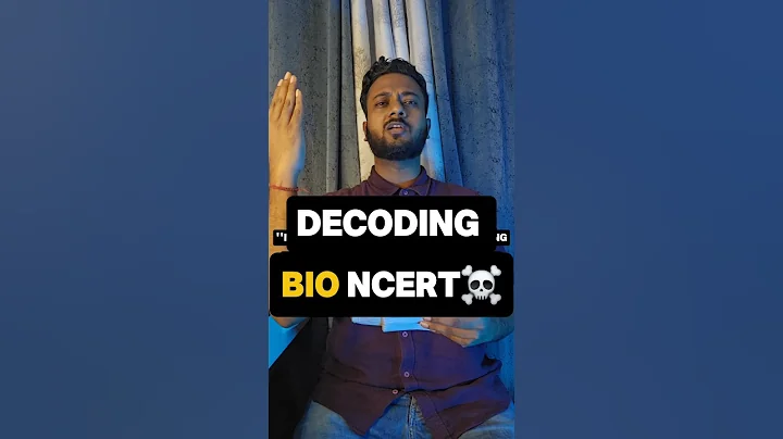 Decoding Biology NCERT lines☠️| NEET funny video #shorts #shivamrajaiims #neetexam #biology #neet thumbnail