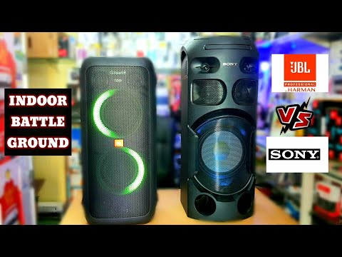 JBL PARTY BOX300 VS SONY MHC-V41D INDOOR SOUND TEST BATTLEGROUND              BEST    JBL    SONY 
