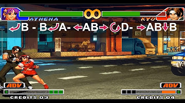 KOF 98 - Athena Bug - With Arcade Stick Easily - Fightcade