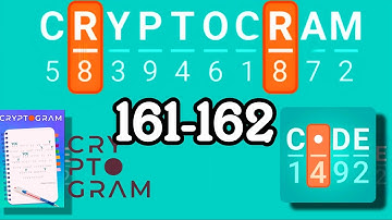CRYPTOGRAM level 161 162