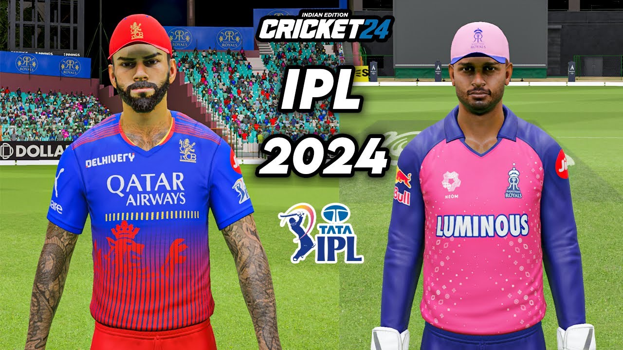Last Over Thriller - RCB VS RR - IPL 2024 - CRICKET 24 - YouTube