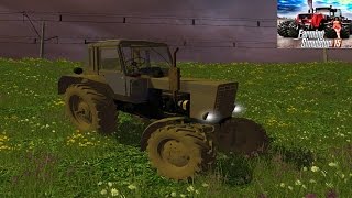 Farming Simulator 15- МТЗ 82. учусь пачкать