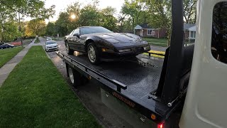 Towing 94 Chevy Corvette