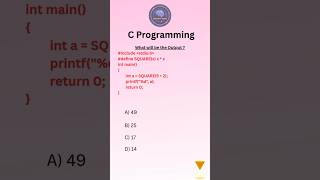 C Programming MCQ 🔥| C Macro Trap 😱 | SQUARE(5+2) = 17?!