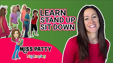 Learn Dance Song for Children | Stand Up, Sit Down Children