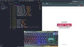 ASMR Programming - Coding a Text animation - No Talking