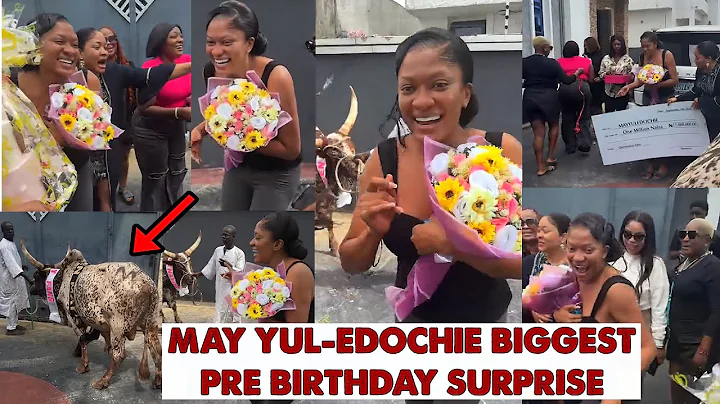 Beautiful Moment May Yul Edochie Receive Biggest Pre Birthday Surprise From May Nation 