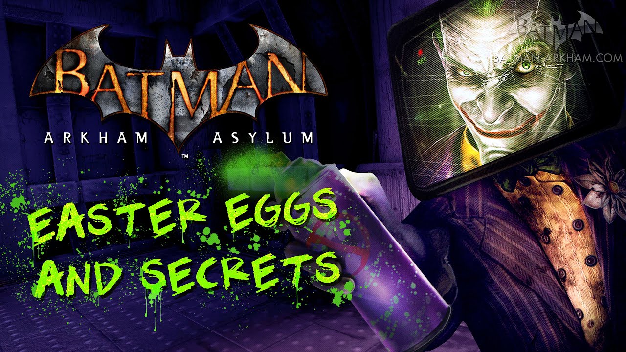 Batman: Arkham Asylum - Easter Eggs and Secrets - YouTube