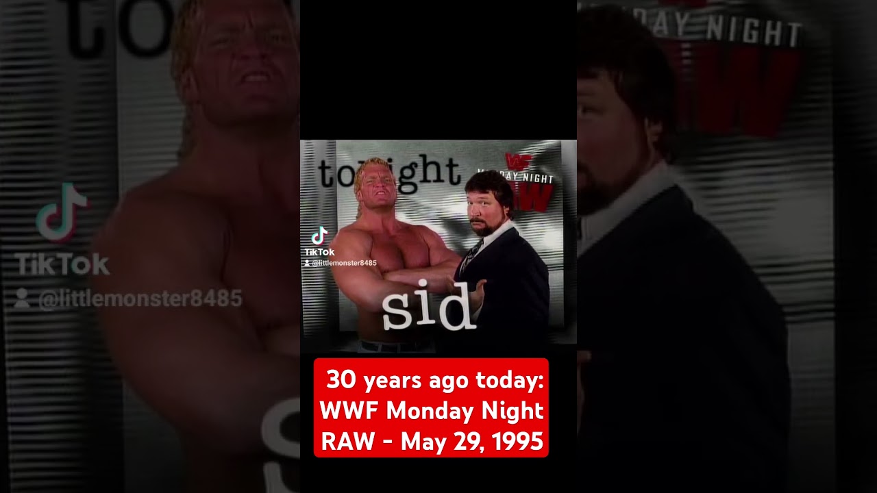 30 years ago today:WWF Monday Night RAW - May 29, 1995